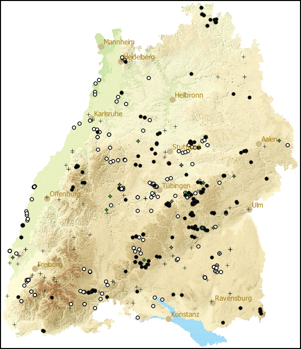 Verbreitung Acanthinula aculeata in Baden-Wuerttemberg