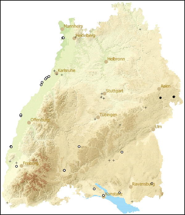 Verbreitung Anisus spirorbis in Baden-Wuerttemberg