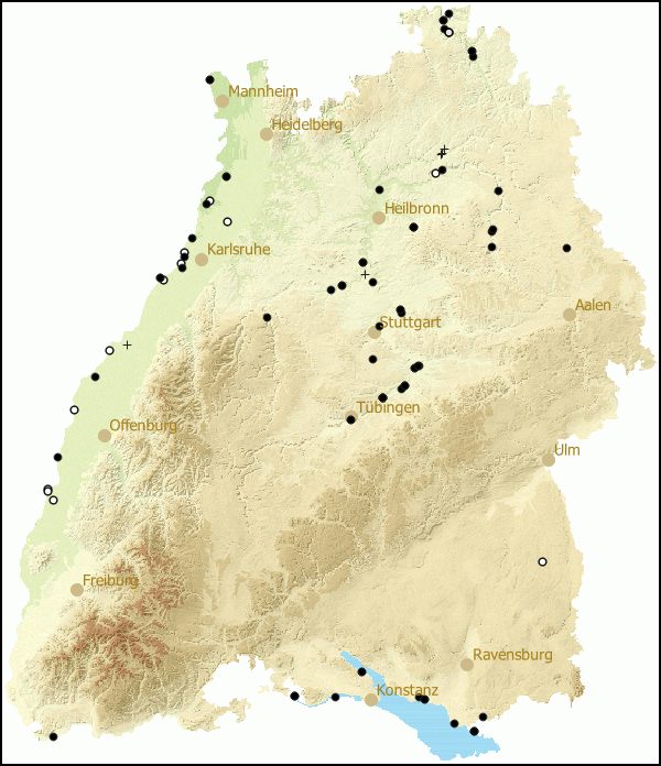 Verbreitung Pisidium supinum in Baden-Wuerttemberg