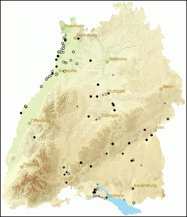 Verbreitung Stagnicola palustris in Baden-Wuerttemberg